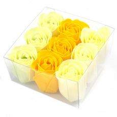 Sada 9 Mýdlových Květů - Jarní Růže